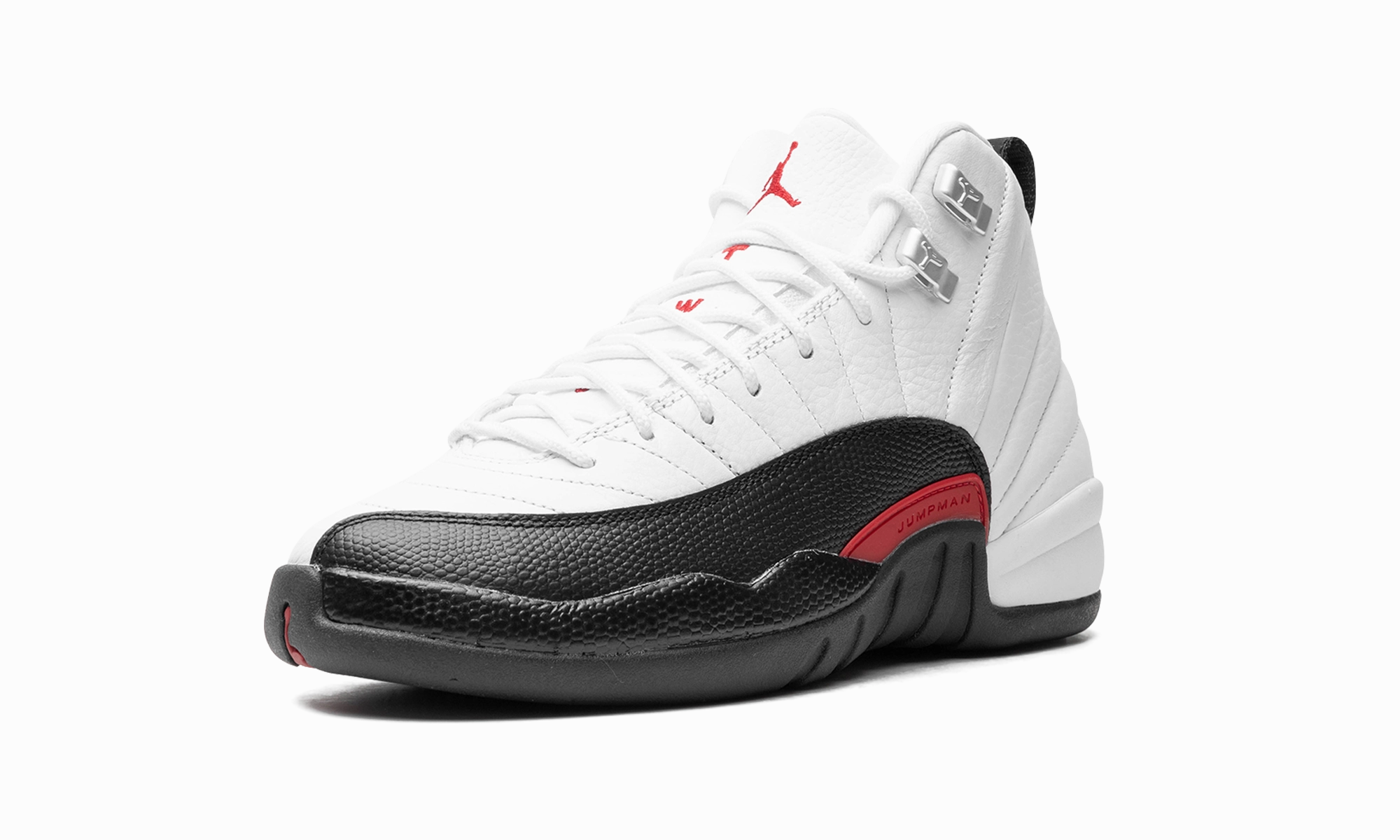 Leather Material Air Jordan 12 GS "Red Taxi"