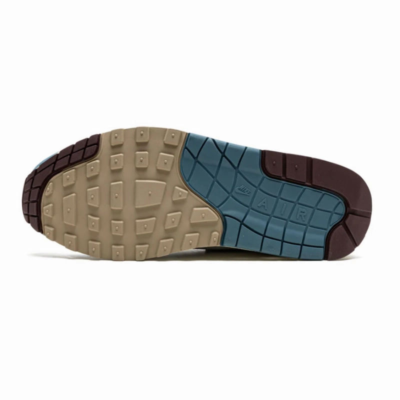 Air Max 1 Patta Noise Aqua hard - ground shoes running in public tracks shoes