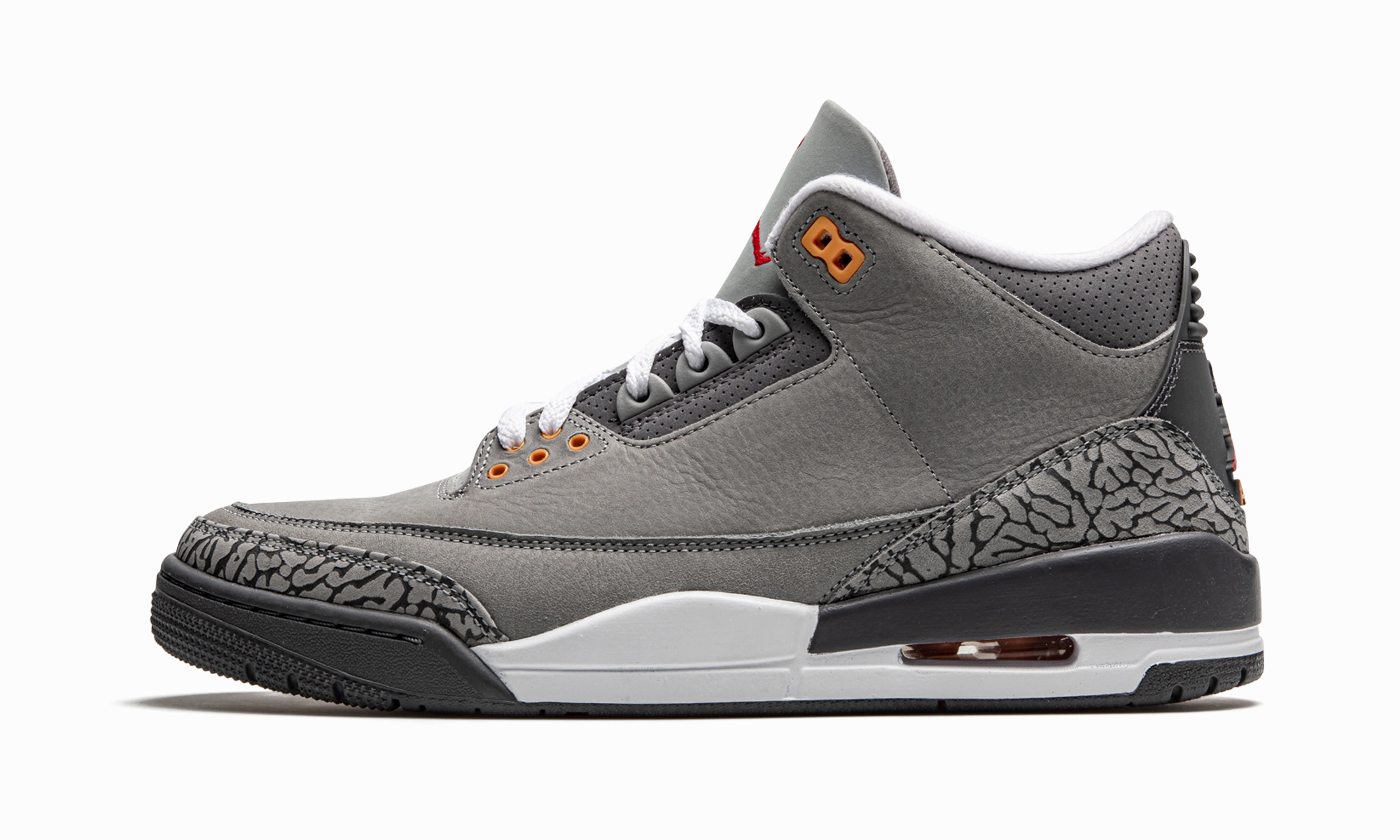 Air Jordan 3 Retro "Cool Grey" Motion control Air Flow