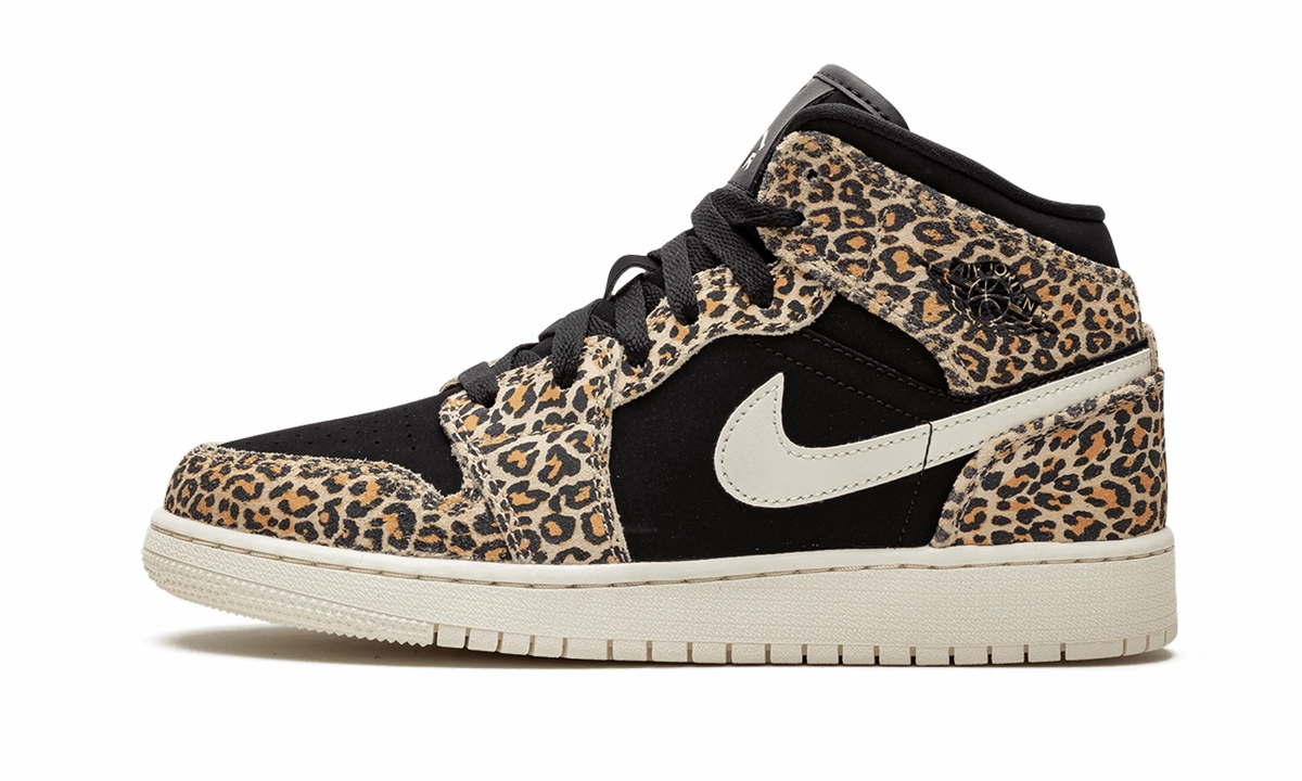 Air Jordan 1 Mid SE GS "Cheetah" Classy ease