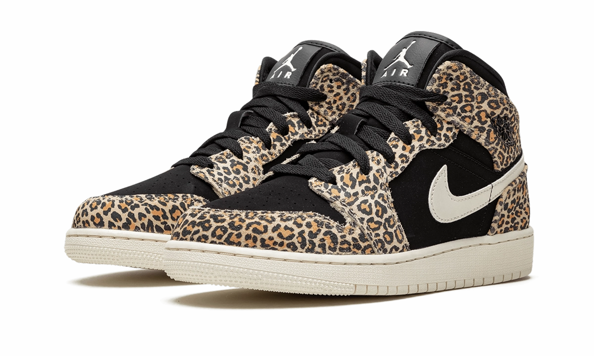 Trendy Design Elevated durability Air Jordan 1 Mid SE GS "Cheetah"