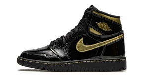 Urban Motion Air Jordan 1 Retro High OG GS "Black Metallic Gold"