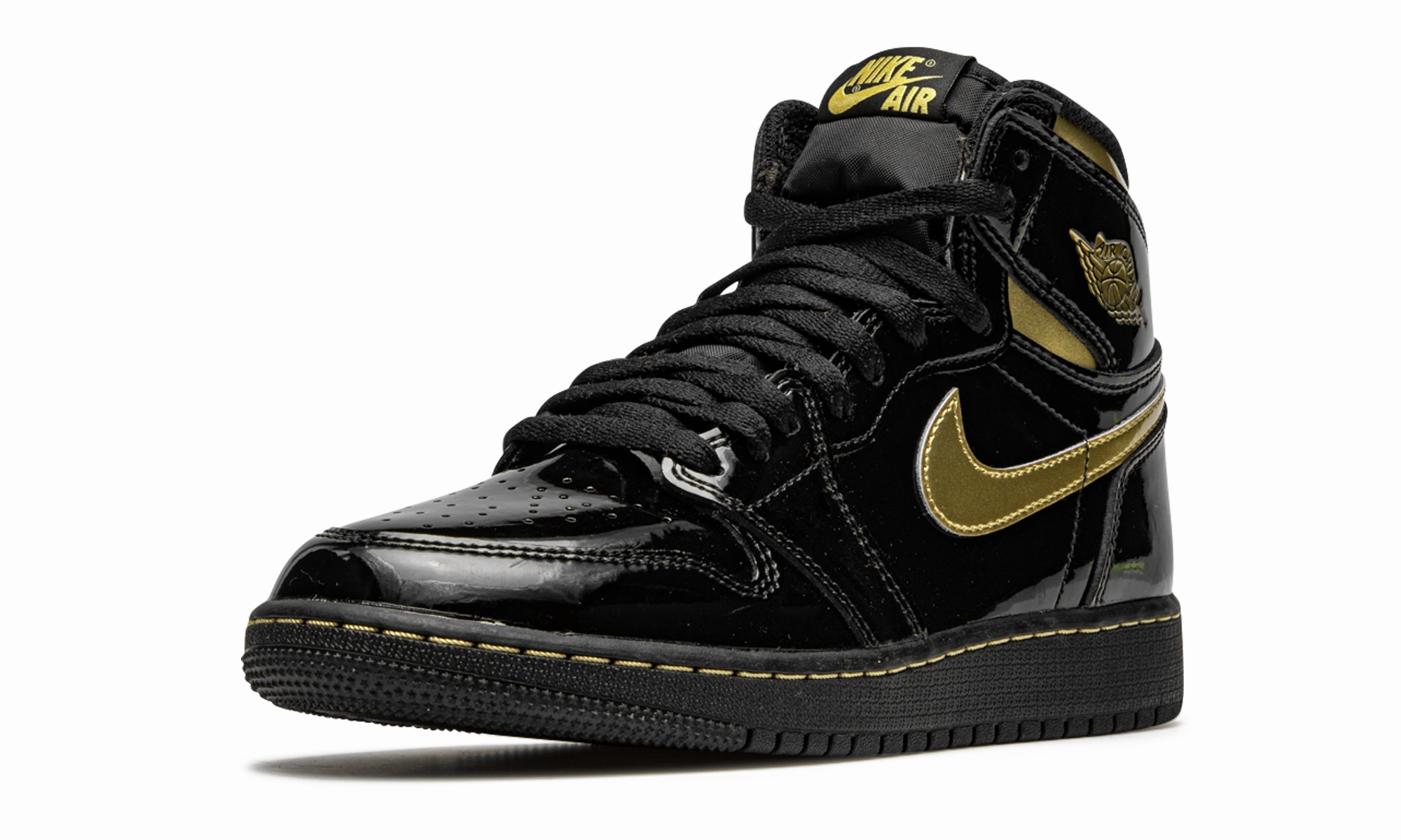 Air Jordan 1 Retro High OG GS "Black Metallic Gold" Speed Ready Sculpted cushioning