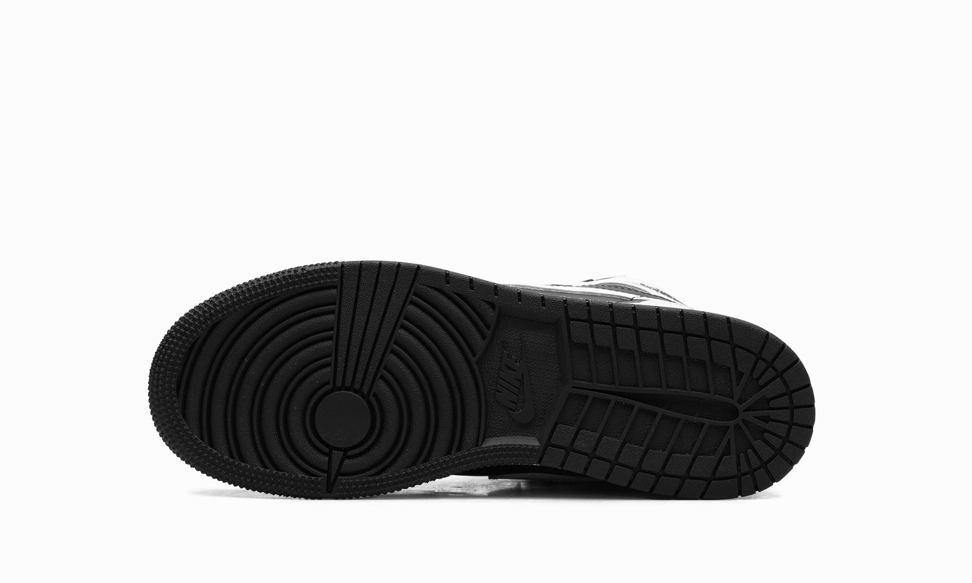 Sport Mode Air Jordan 1 Retro High OG GS "BLACK/WHITE/WHITE"