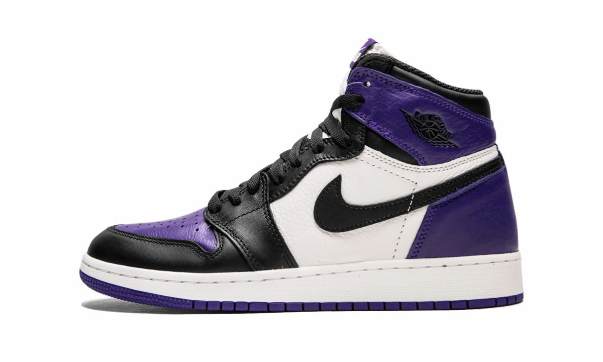 Air Jordan 1 Retro GS "Court Purple" Sturdy Construction