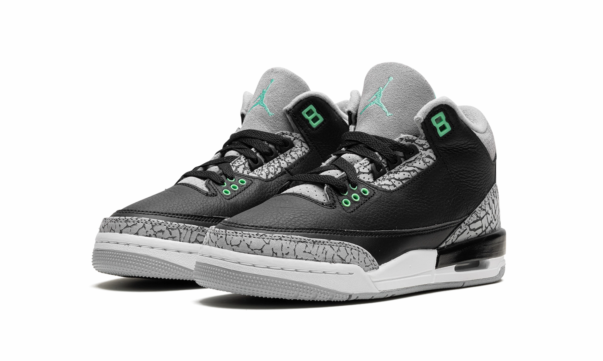 Air Jordan 3 GS "Green Glow" Everyday Classic