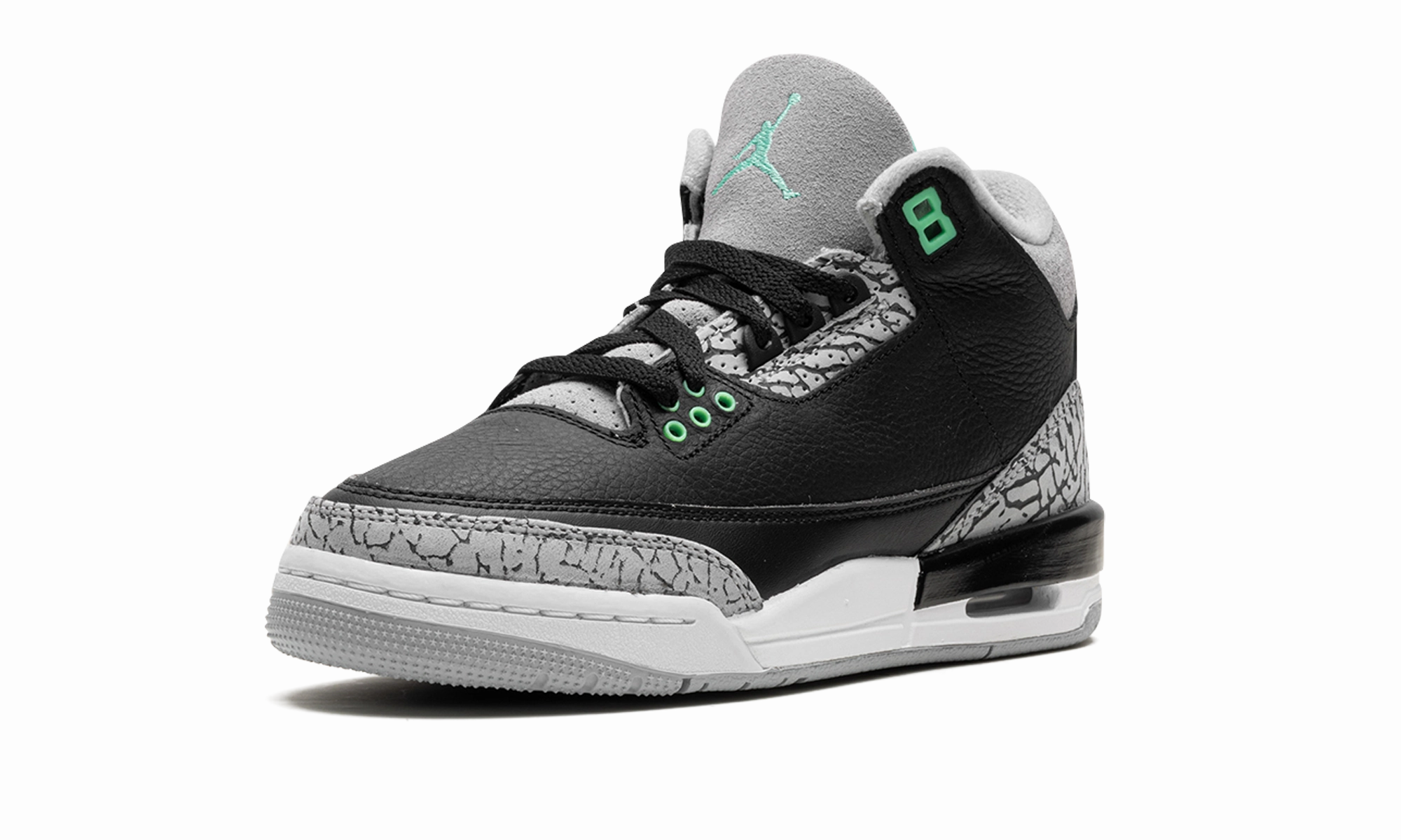Swift Step Air Jordan 3 GS "Green Glow"
