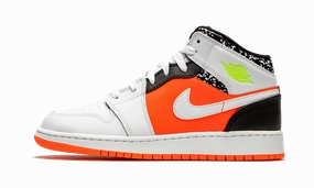 Air Jordan 1 Mid GS "Notebook" Enhanced grip Streamlined wear