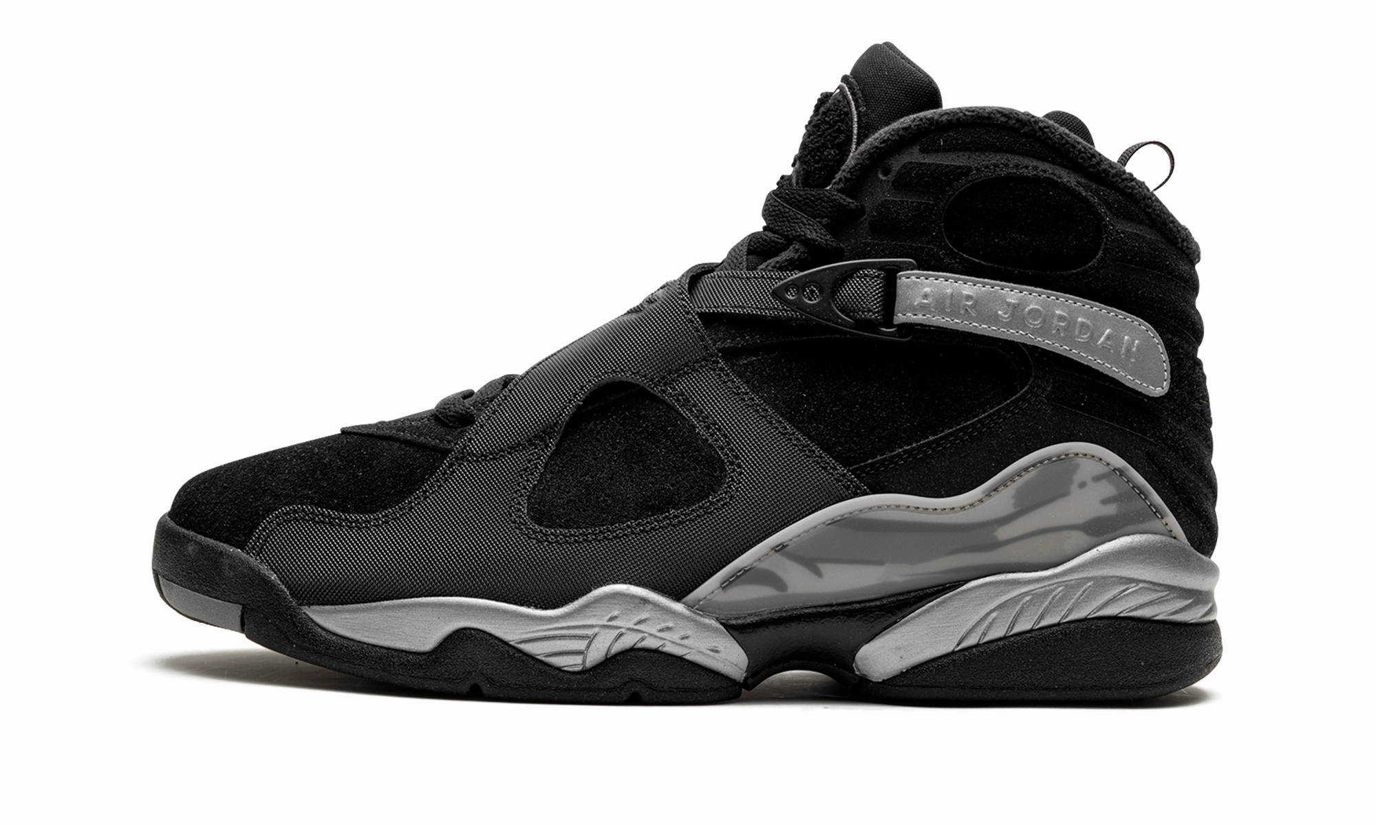 Air Jordan 8 Winterized "Gunsmoke" open - toe shoes Bright - colored