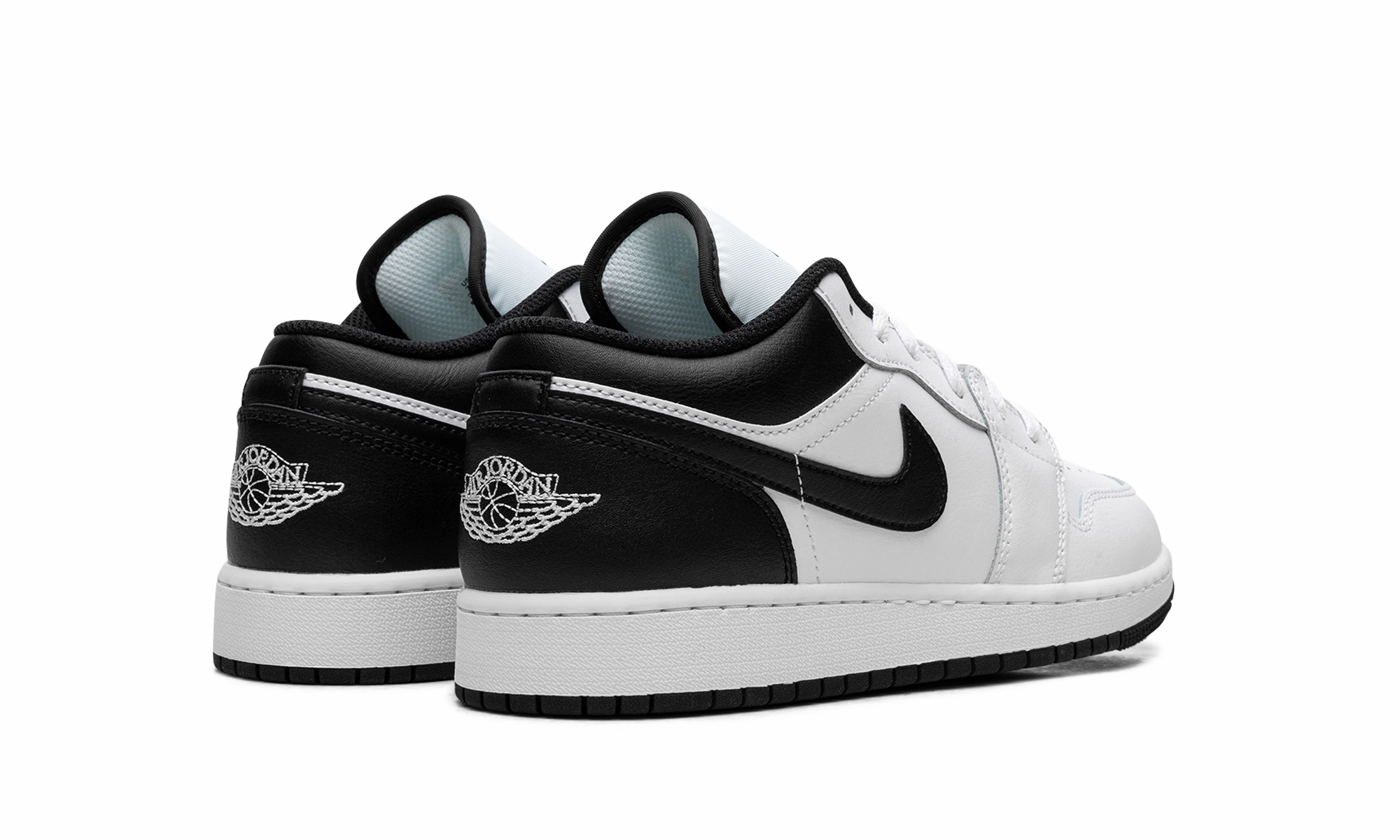 Air Jordan 1 Low GS "WHITE BLACK" Breathable piece