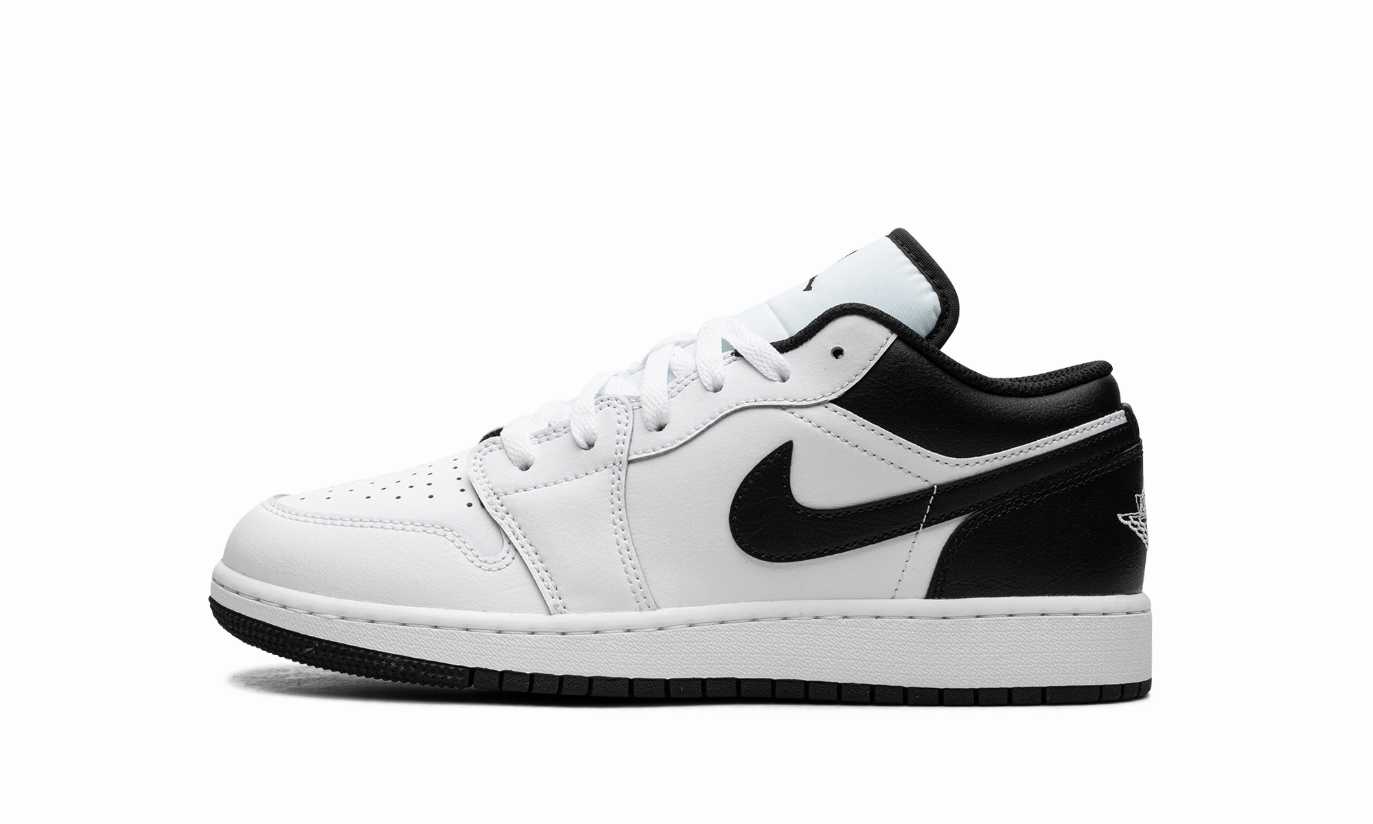 Air Jordan 1 Low GS "WHITE BLACK" Tailored arch