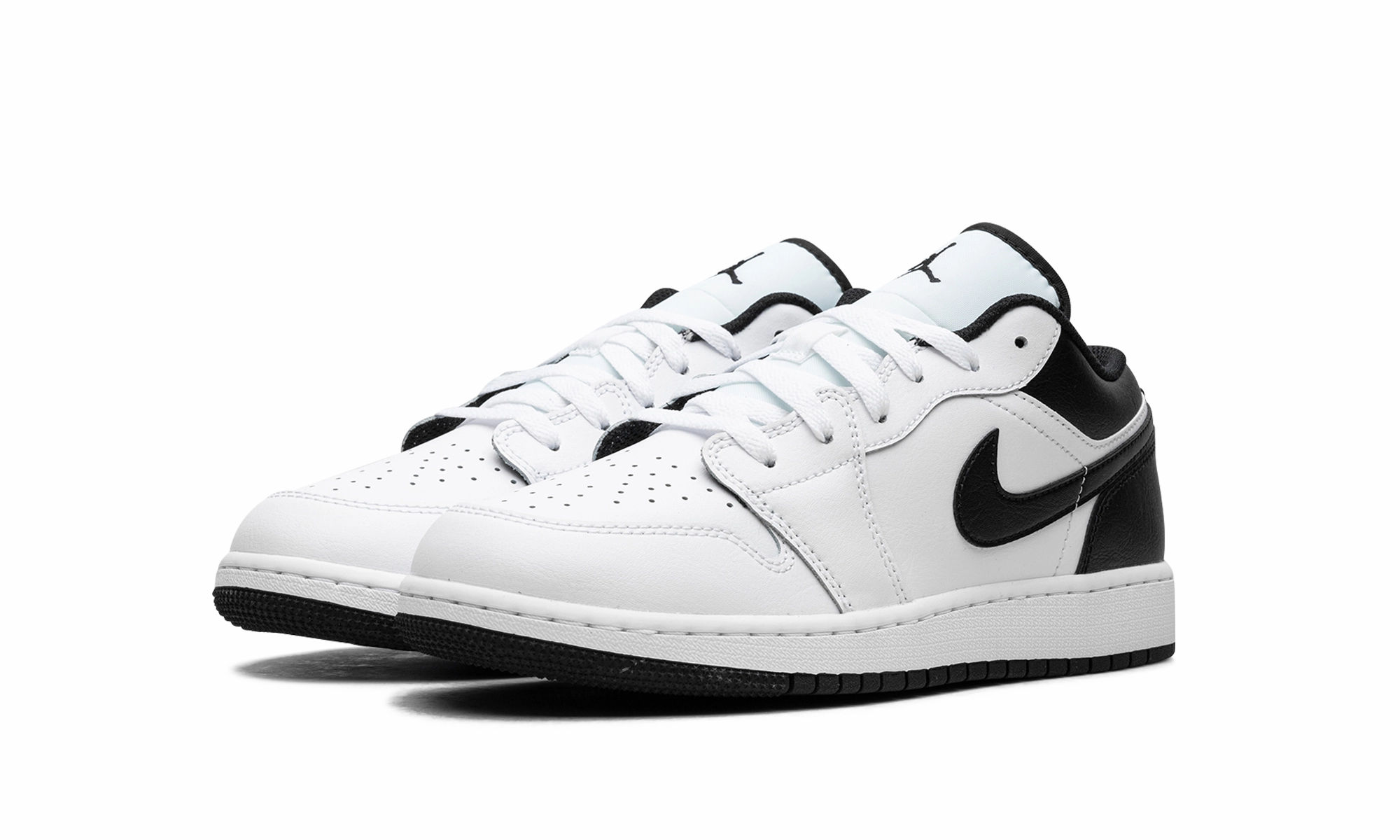 Quick Walk Air Jordan 1 Low GS "WHITE BLACK"