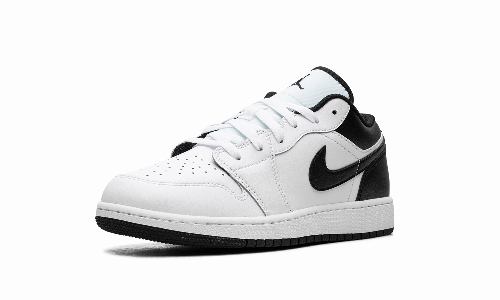 Multi Use Light Comfort Air Jordan 1 Low GS "WHITE BLACK"