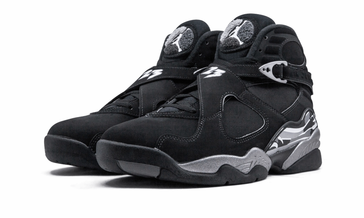 Air Jordan 8 Retro "Chrome" gym - goers glass - fiber - reinforced shoes