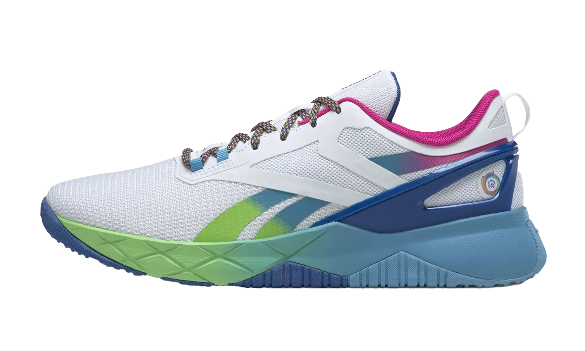 Nanoflex Parafit TR "White/Multicolor" carnival - themed running option