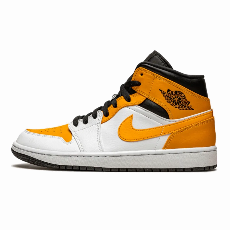 On-the-Go Wear Air Jordan 1 Mid University Gold