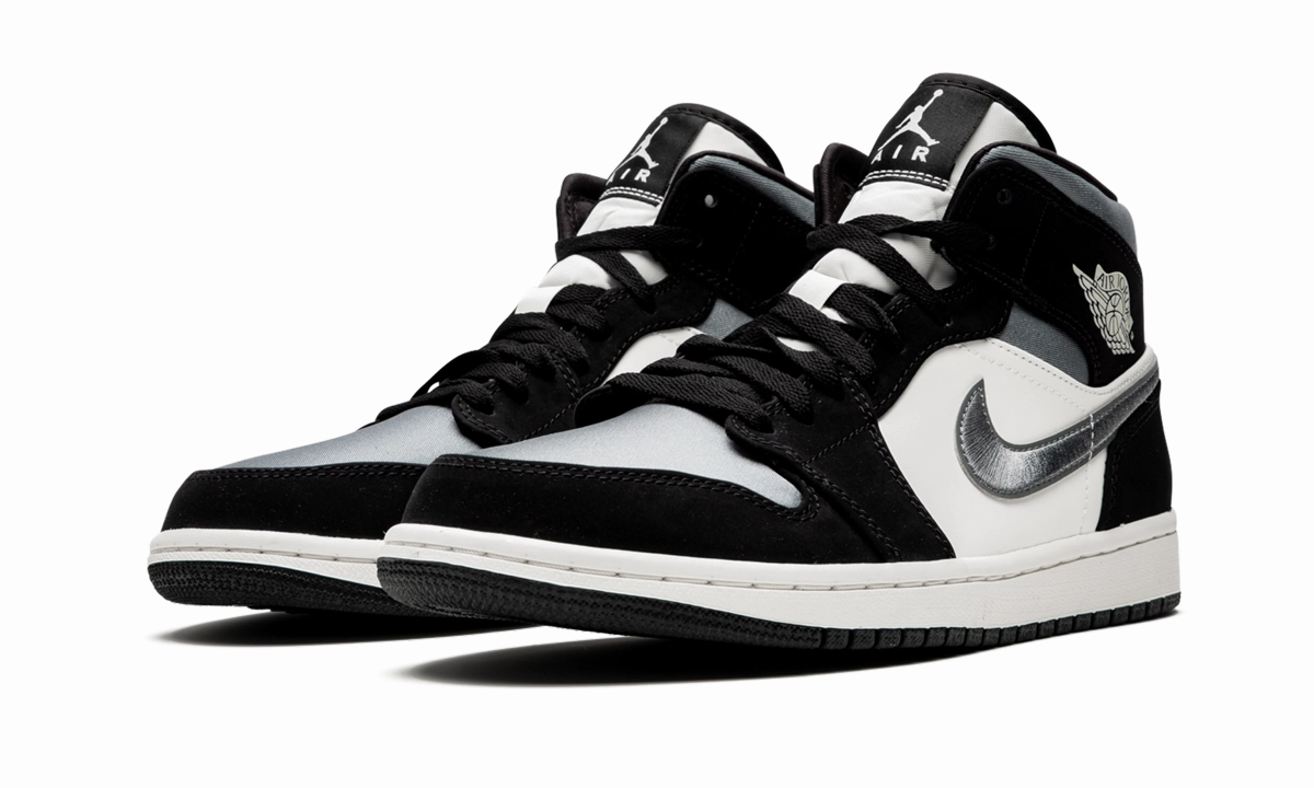 Eva Midsole All-day shock absorption Air Jordan 1 Mid SE "Satin Grey"
