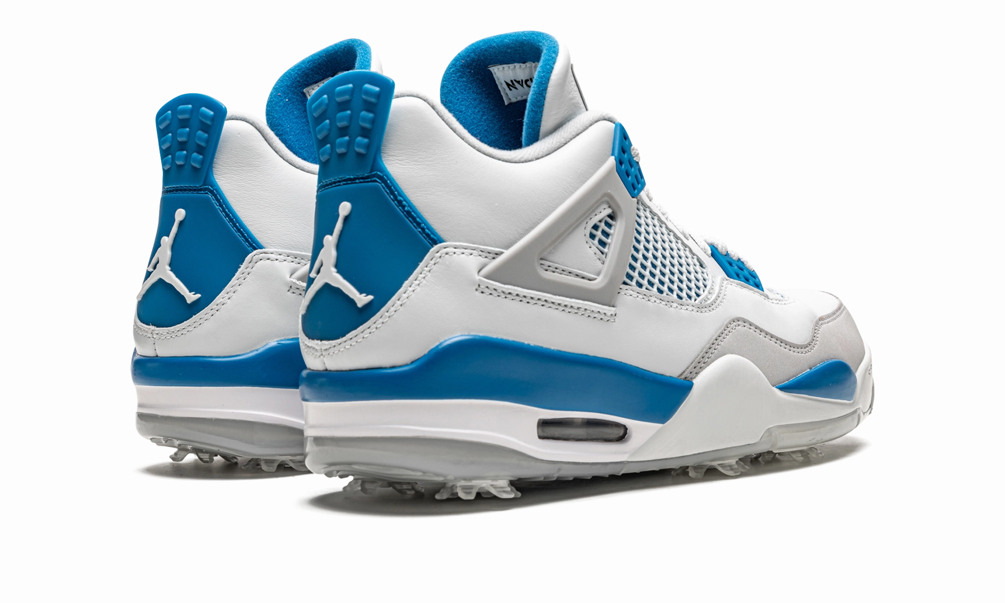 Air Jordan 4 Golf "Military Blue" Support frame Stretch Step