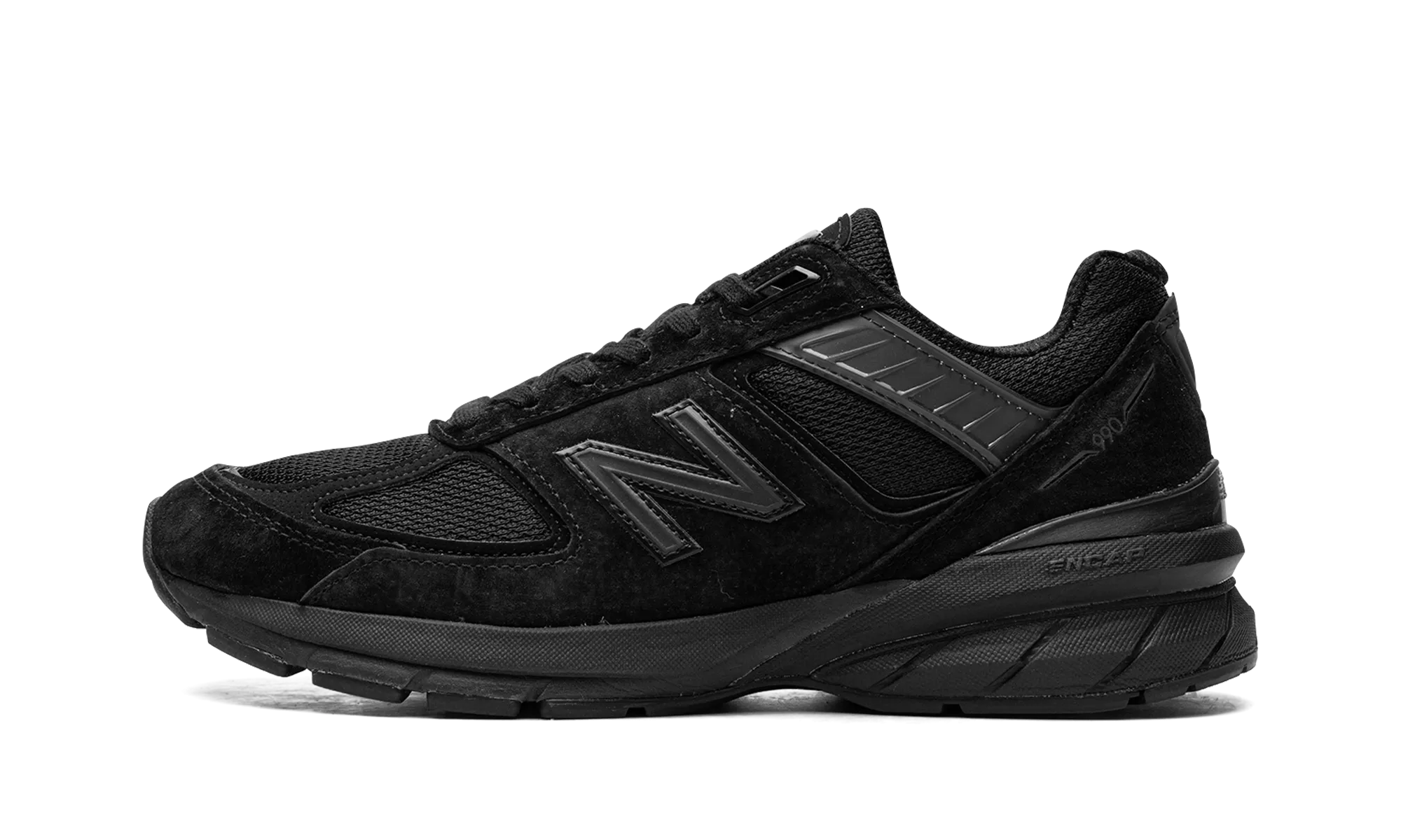 outdoor - friendly running shoes 990v5 "Made in USA Triple Black"