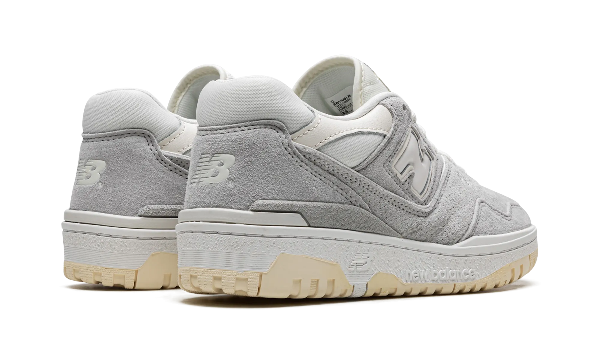 colorful lace - trimmed - design shoes 550 "Grey Suede"