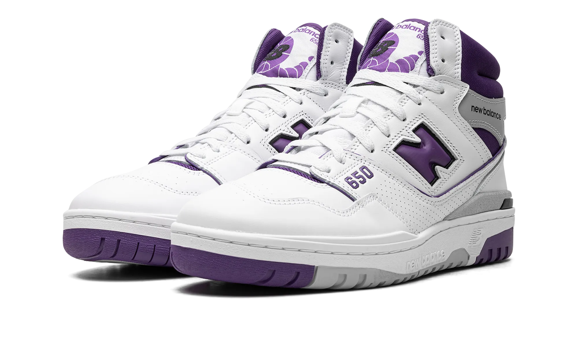 650 "Interstellar Purple" synthetic materials professional athletes' shoes