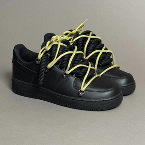 Dance Anti - glare Nike Air Force 1 Rope Laces??Triple Black