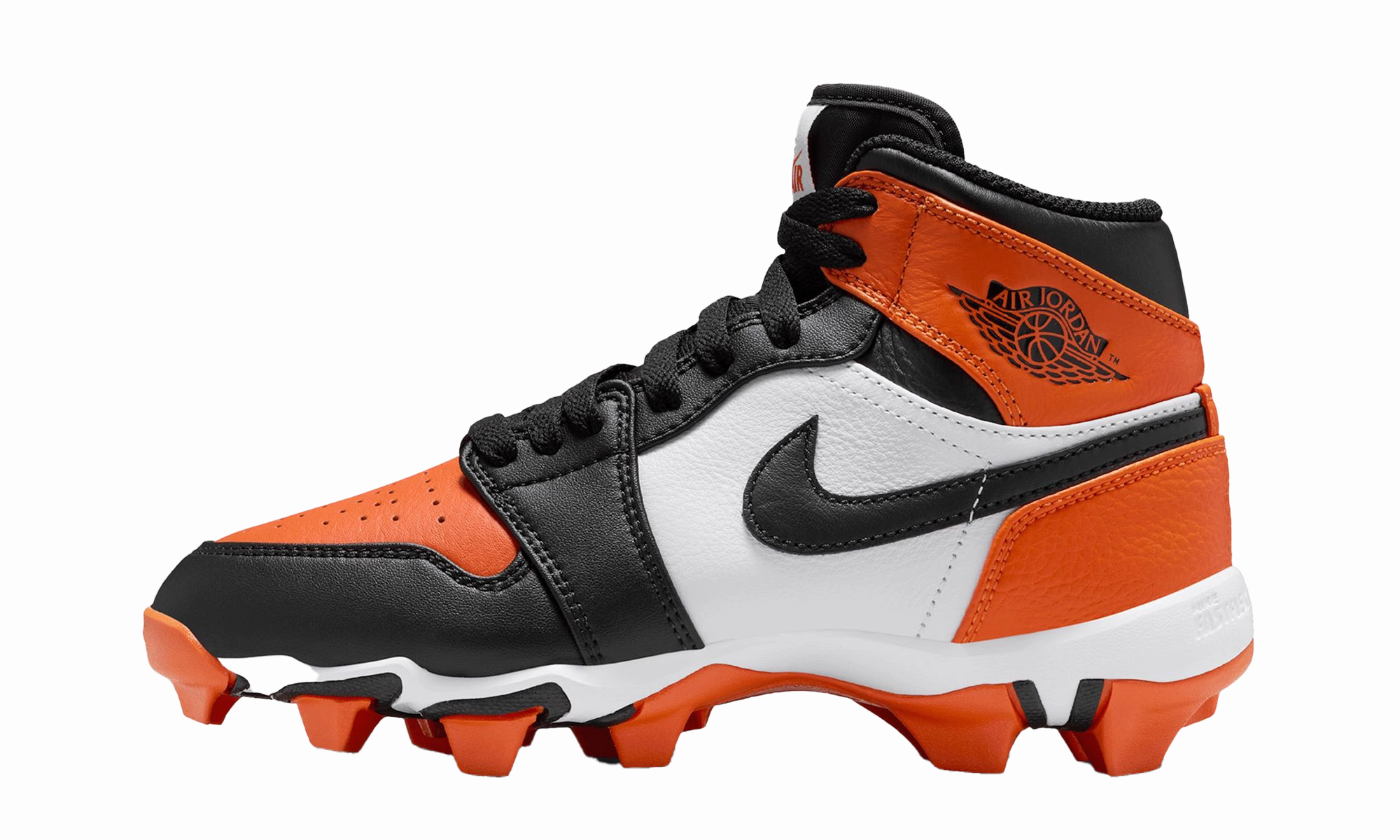 Daily Wear Neutral Look Air Jordan 1 Mid Cleats "Shattered Backboard"