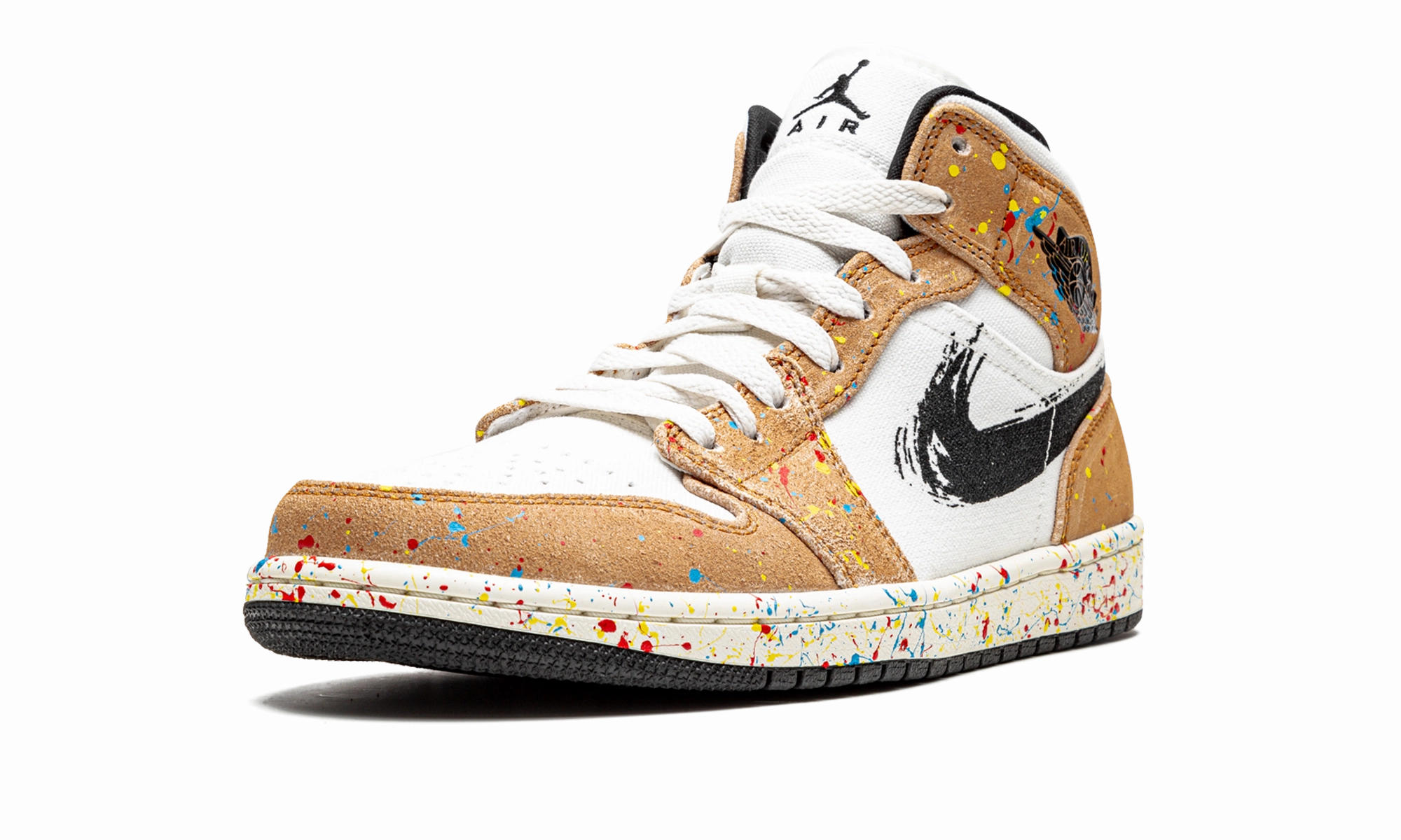 Classy silhouette Cool Fit Air Jordan 1 Mid SE "Brushstroke"