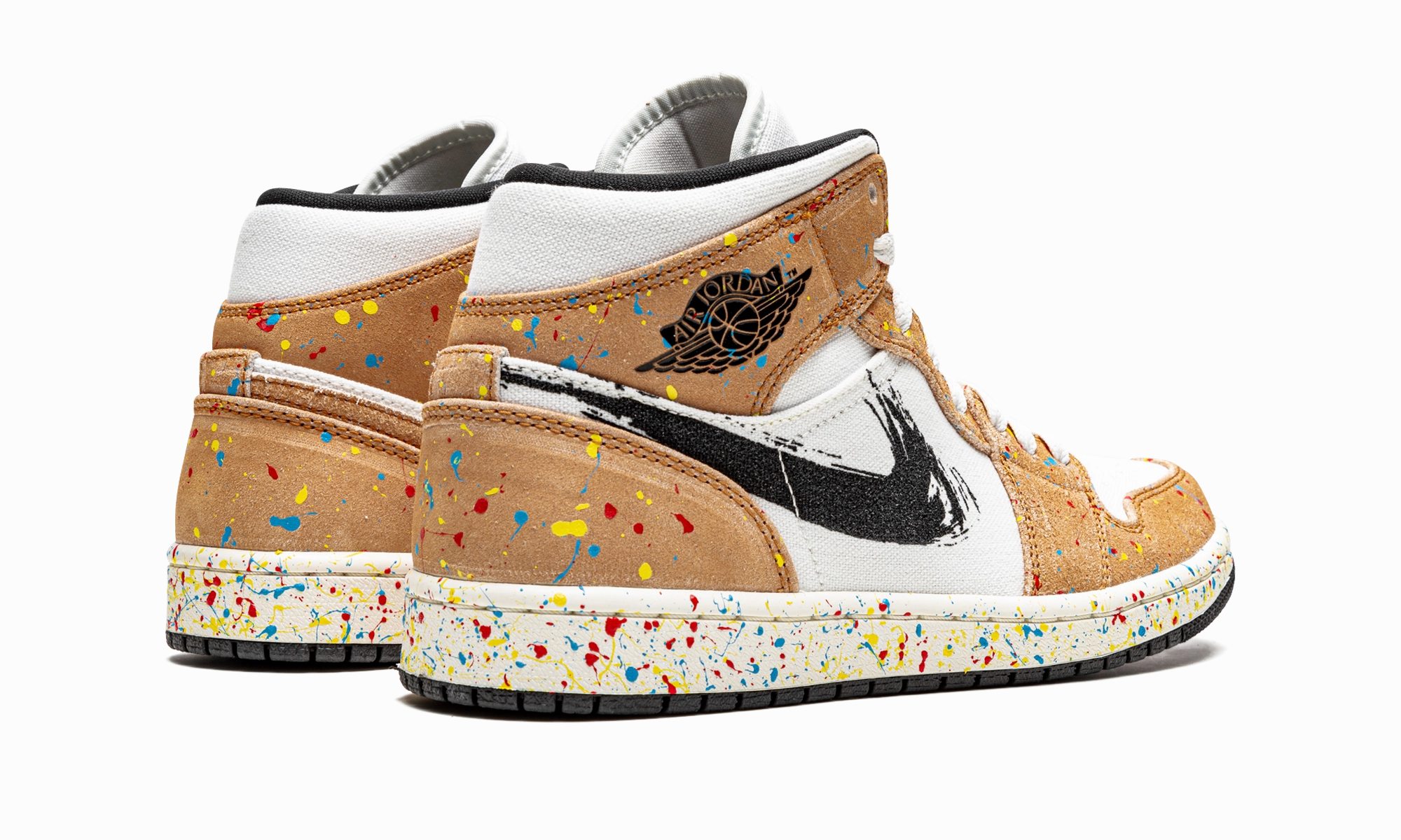 Air Jordan 1 Mid SE "Brushstroke" Modern Aesthetic