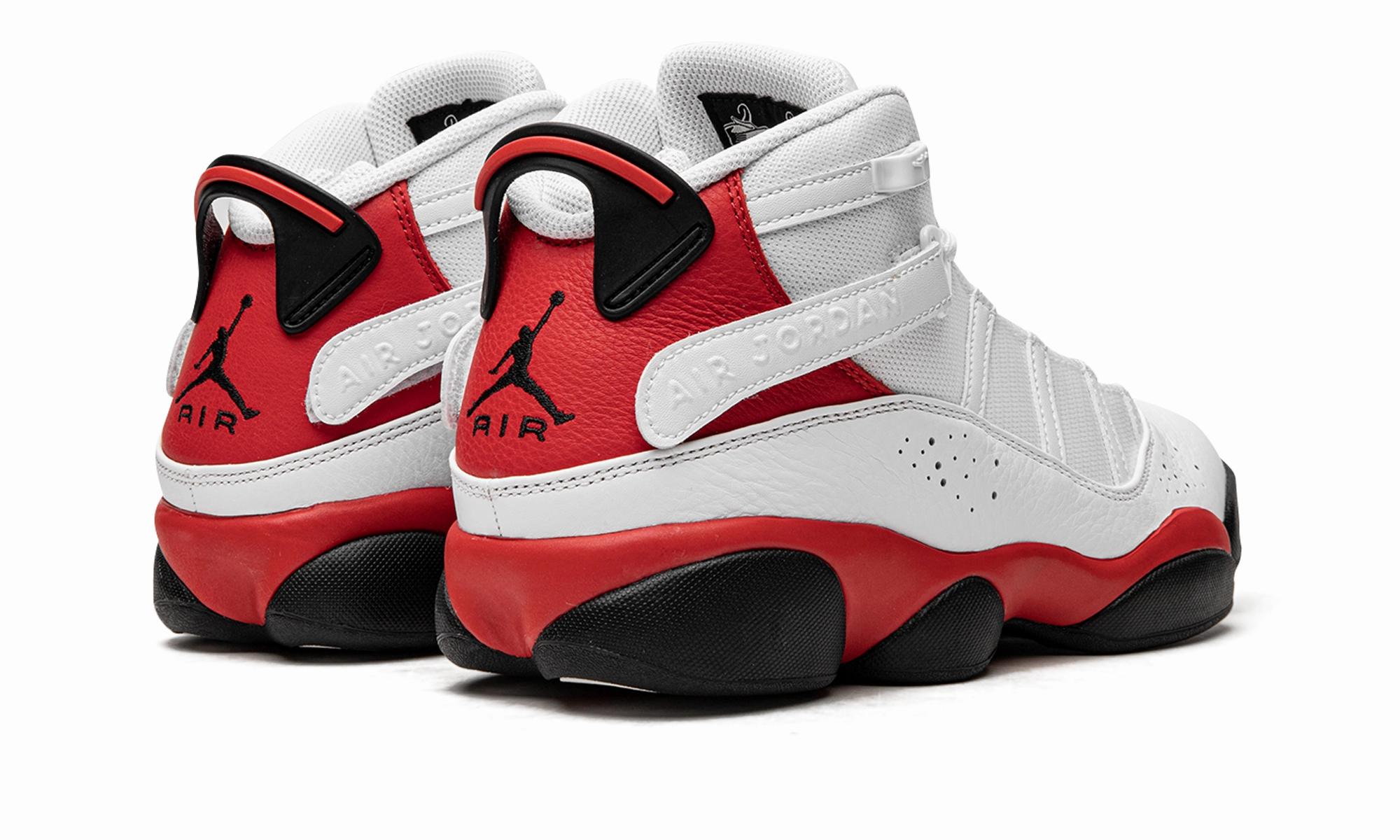 Air Jordan 6 Rings "Cherry" ankle - support running shoes Breathable - panel