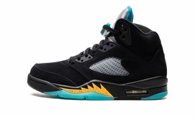 Air Jordan 5 "Aqua" Bootcamp logo - buckled shoes
