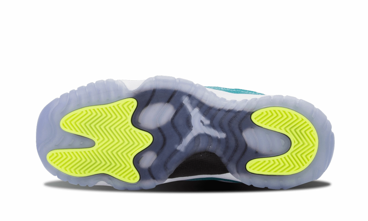 Air Jordan 11 Retro Low GS "Turbo Green" All - Surface cushioned fabric shoes
