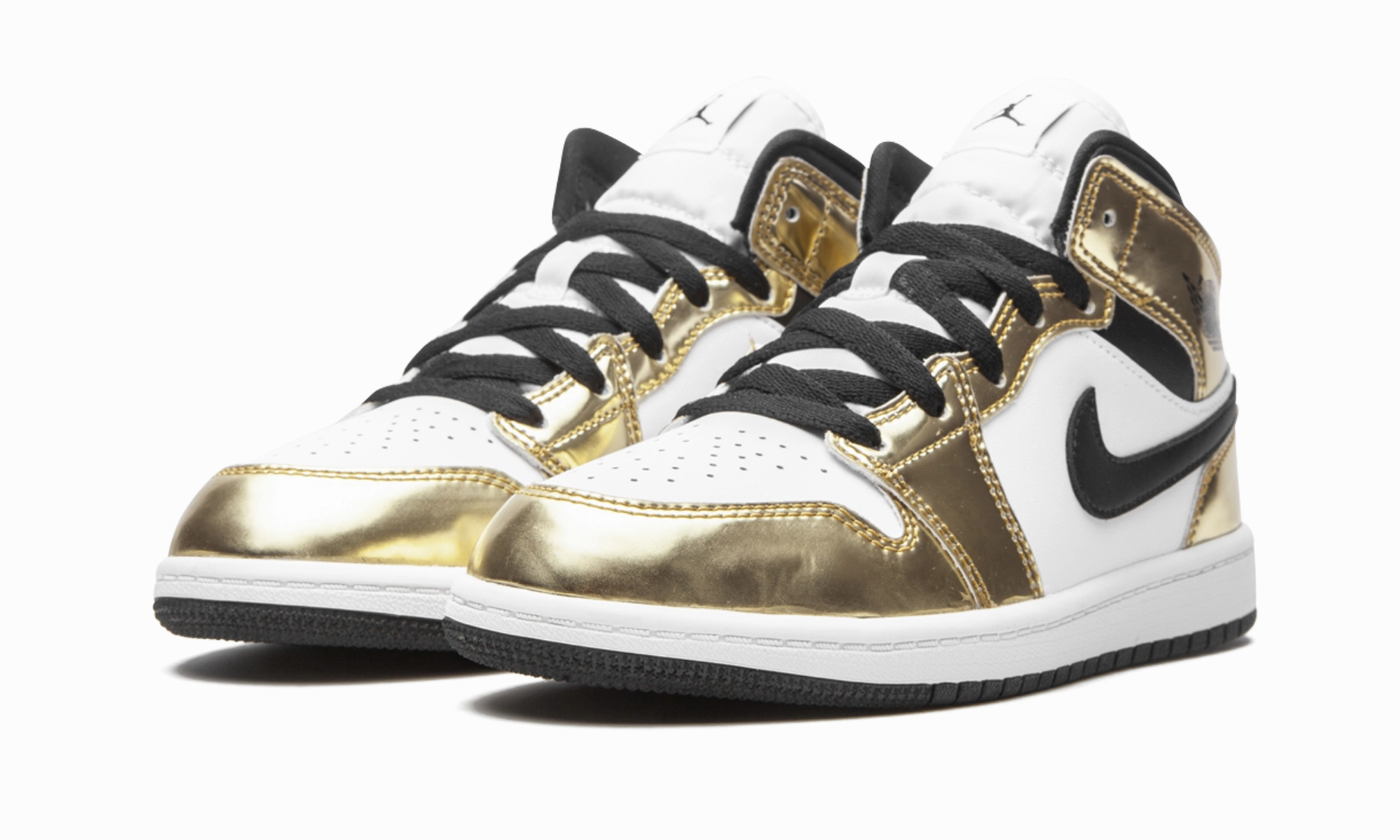 AIR JORDAN 1 MID SE PS "Metallic Gold" Relaxed wear