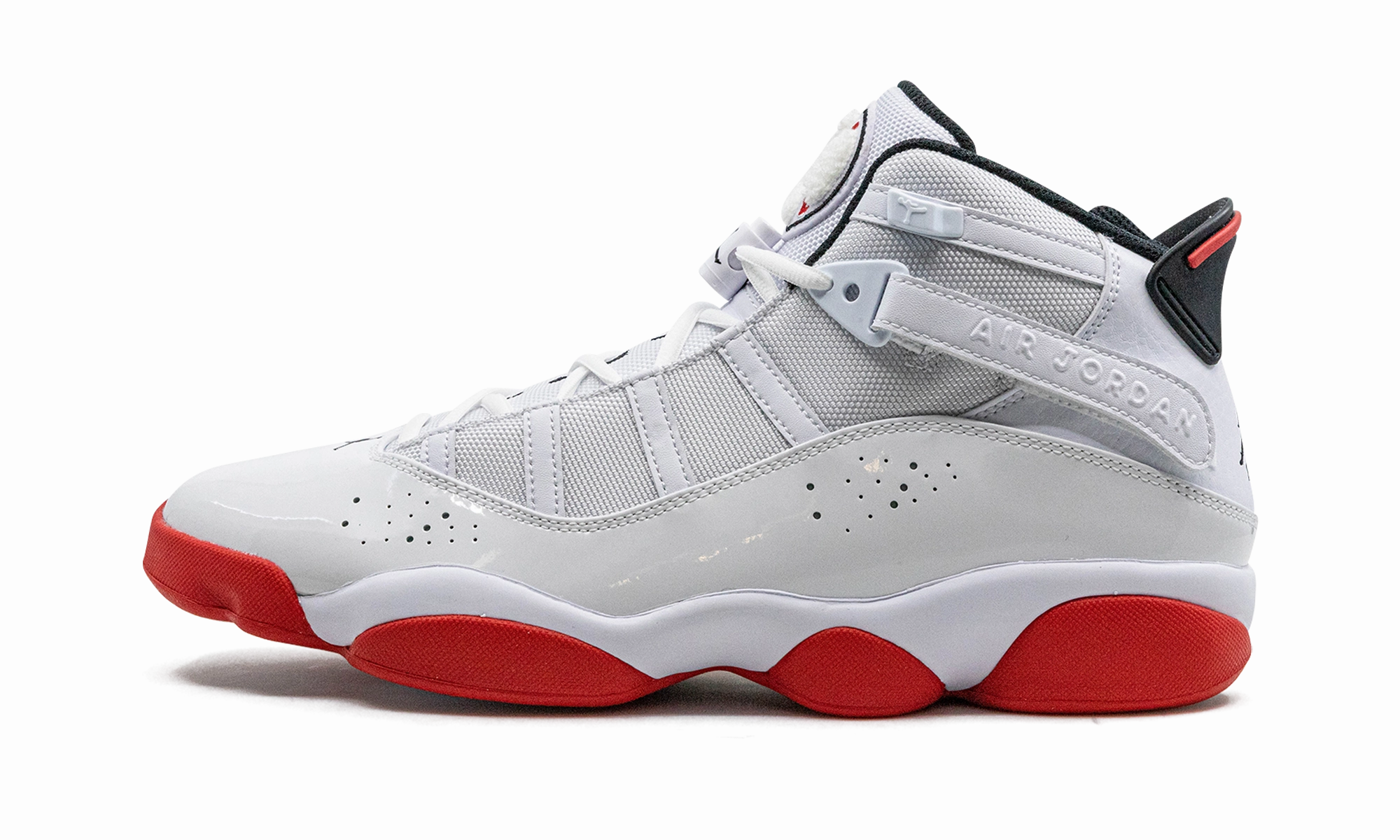 Jordan 6 Rings "White / University Red" compatible