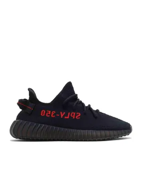 Team Lunch Slip Guard Adidas Yeezy Boost 350 V2 Black Red 'Bred' [USED]
