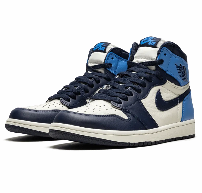 Air Jordan 1 High OG Obsidian Premium Comfort Motion Freedom