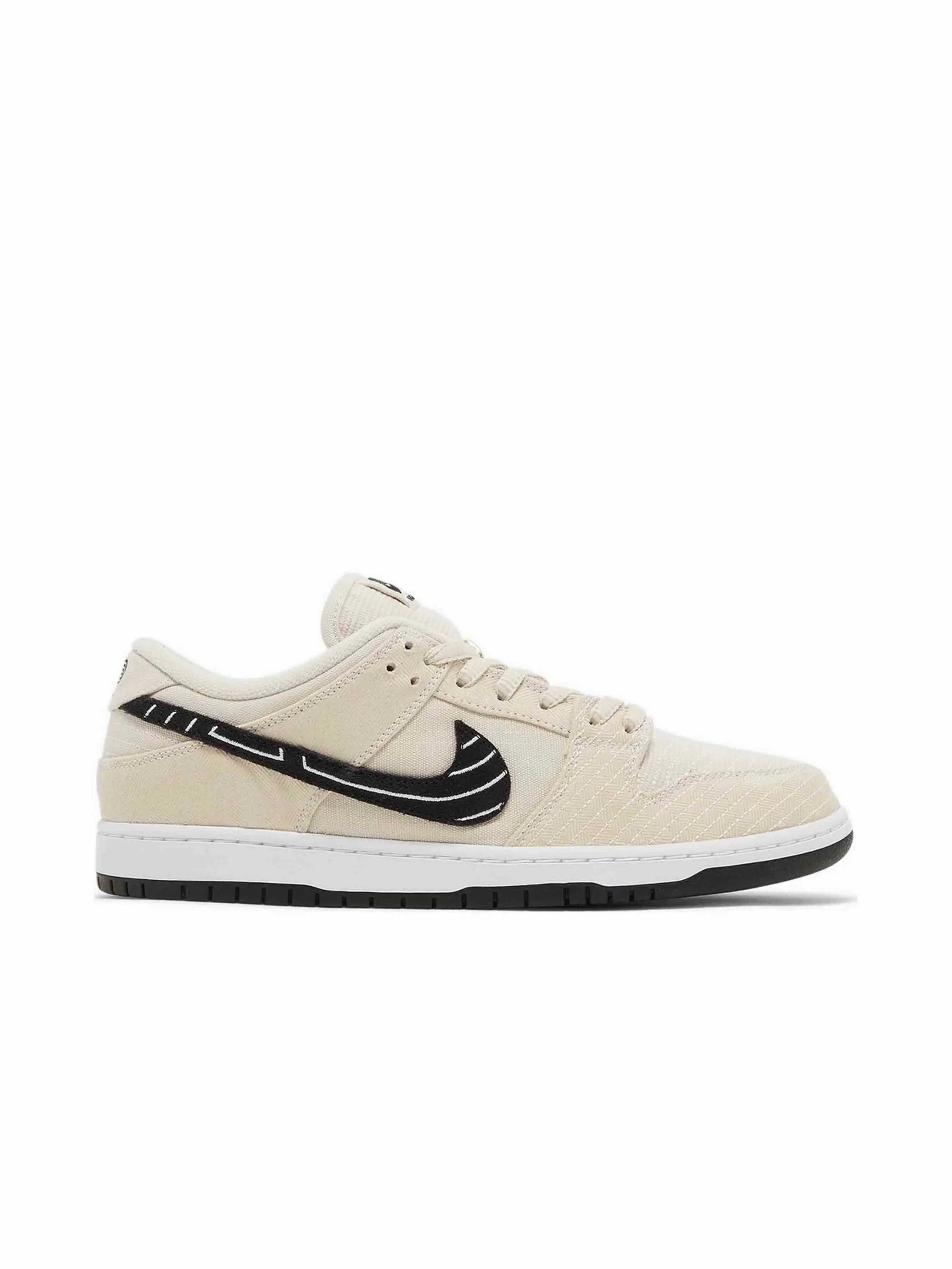 Nike SB Dunk Low Albino & Preto lightweight sole shoes