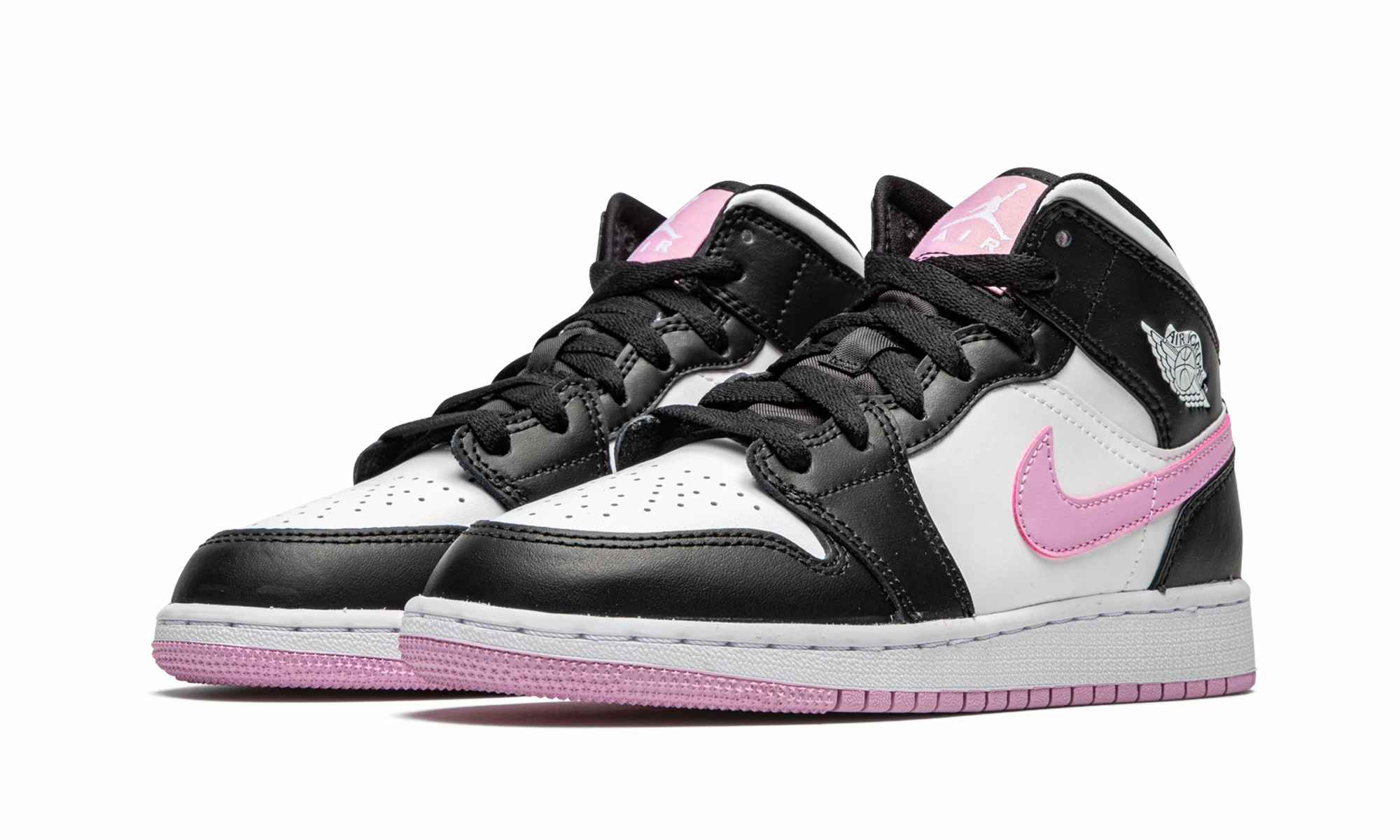 Clean Finish Slim flair Air Jordan 1 MID GS "Arctic Pink"