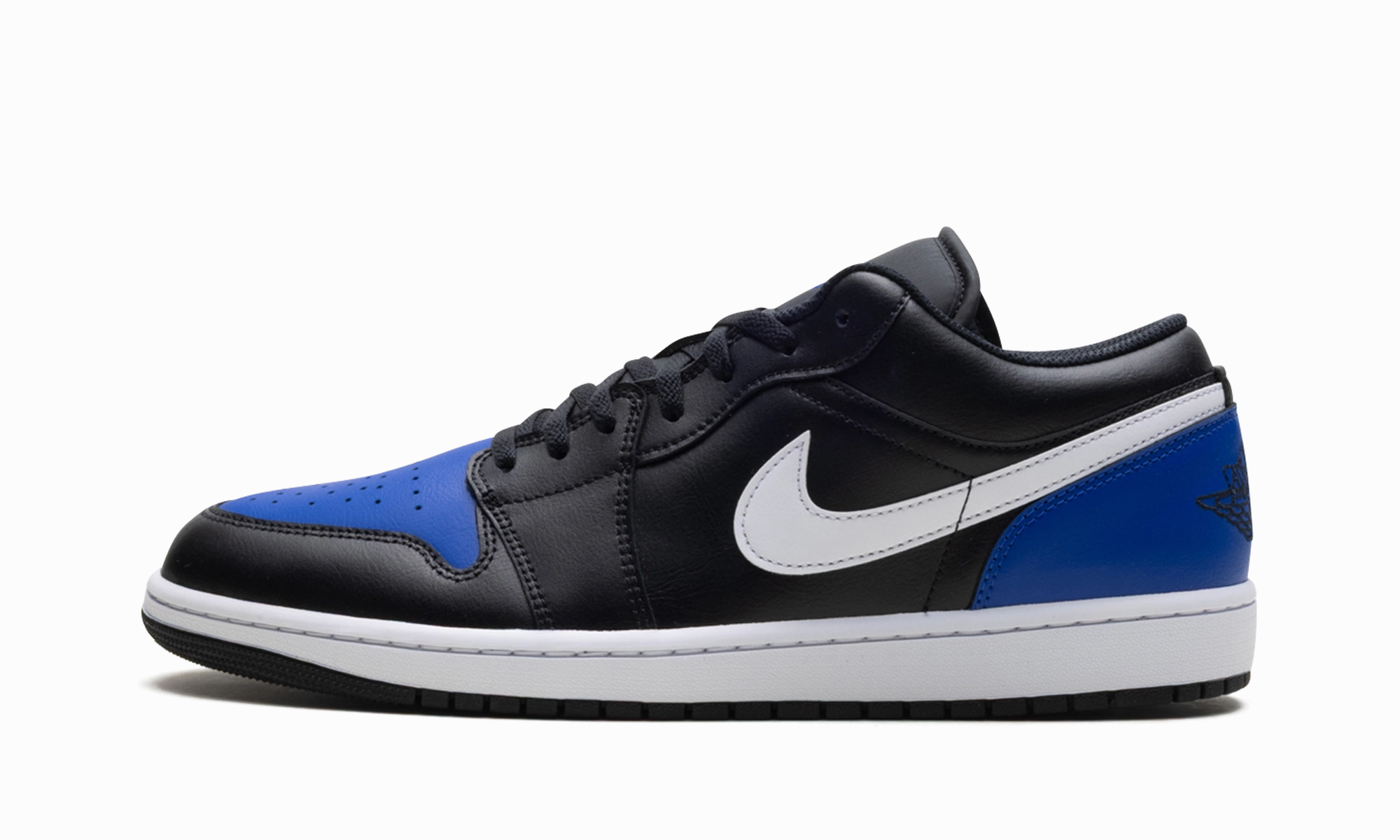 Jordan 1 Low "Black Royal Toe" Comfortable Sole Exclusive traction