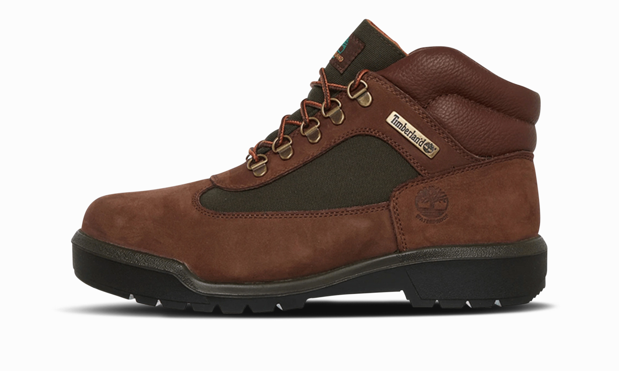 Waterproof Lace Up Field Boot Mid "Choco" Neutral Finish quick-drying