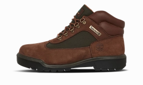 Protective Layer Waterproof Lace Up Field Boot Mid "Choco"