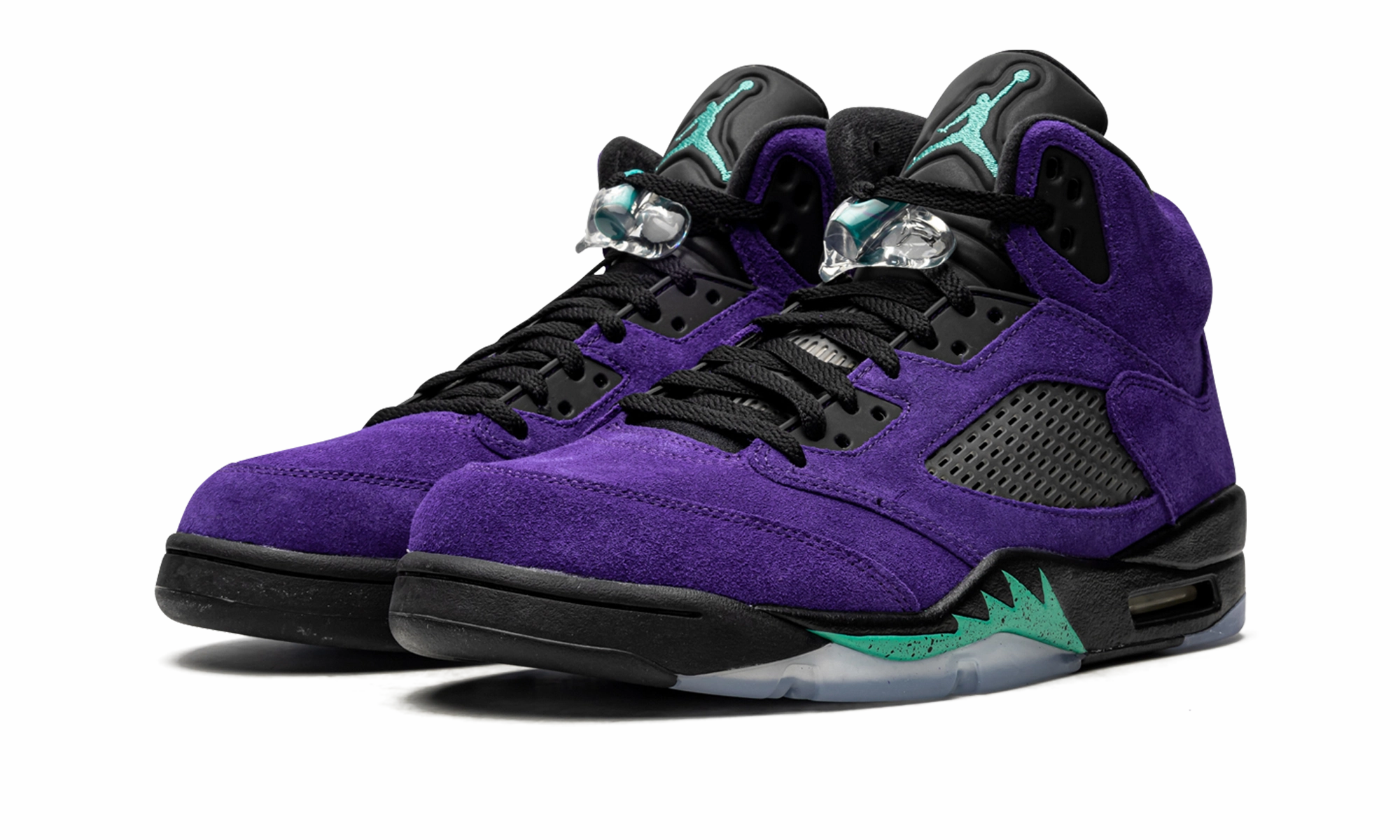 Air Jordan 5 Retro "Alternate Grape" Foot Training Shiny