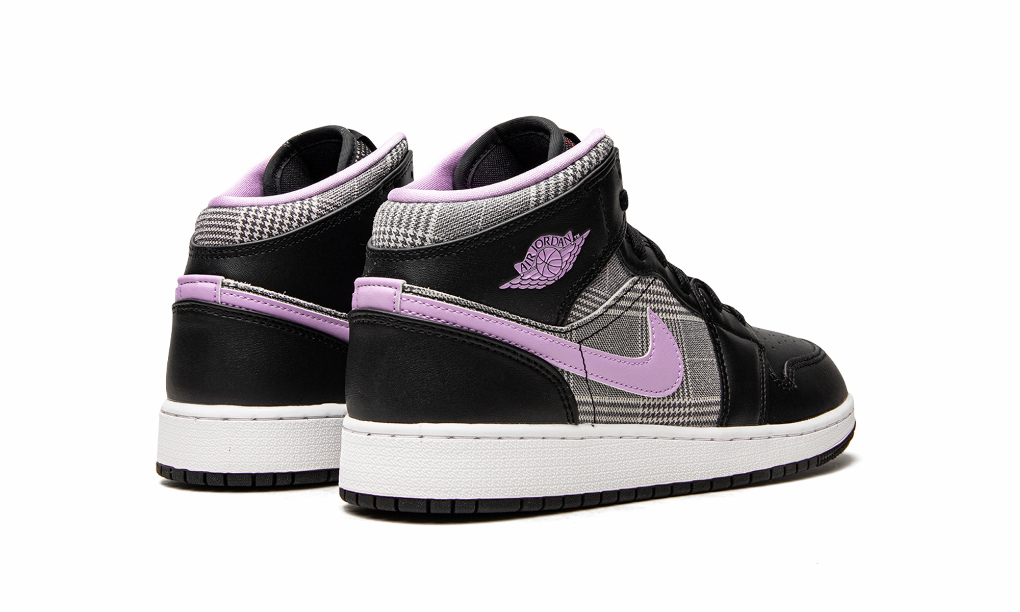 Superior ease Comfort Motion Air Jordan 1 Mid GS "Houndstooth"