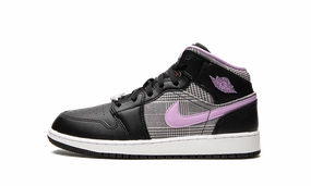 Air Jordan 1 Mid GS "Houndstooth" Smooth Finish