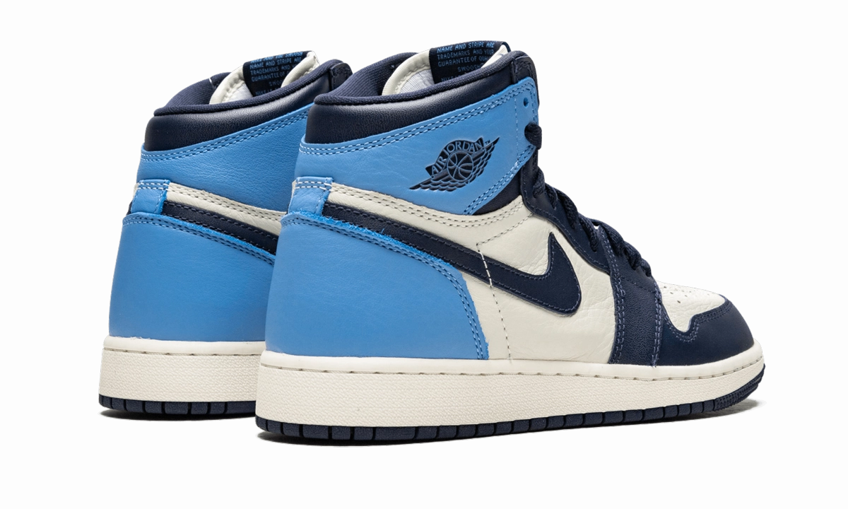 Air Jordan 1 Retro High OG GS "Obsidian/University Blue" Premium Durability