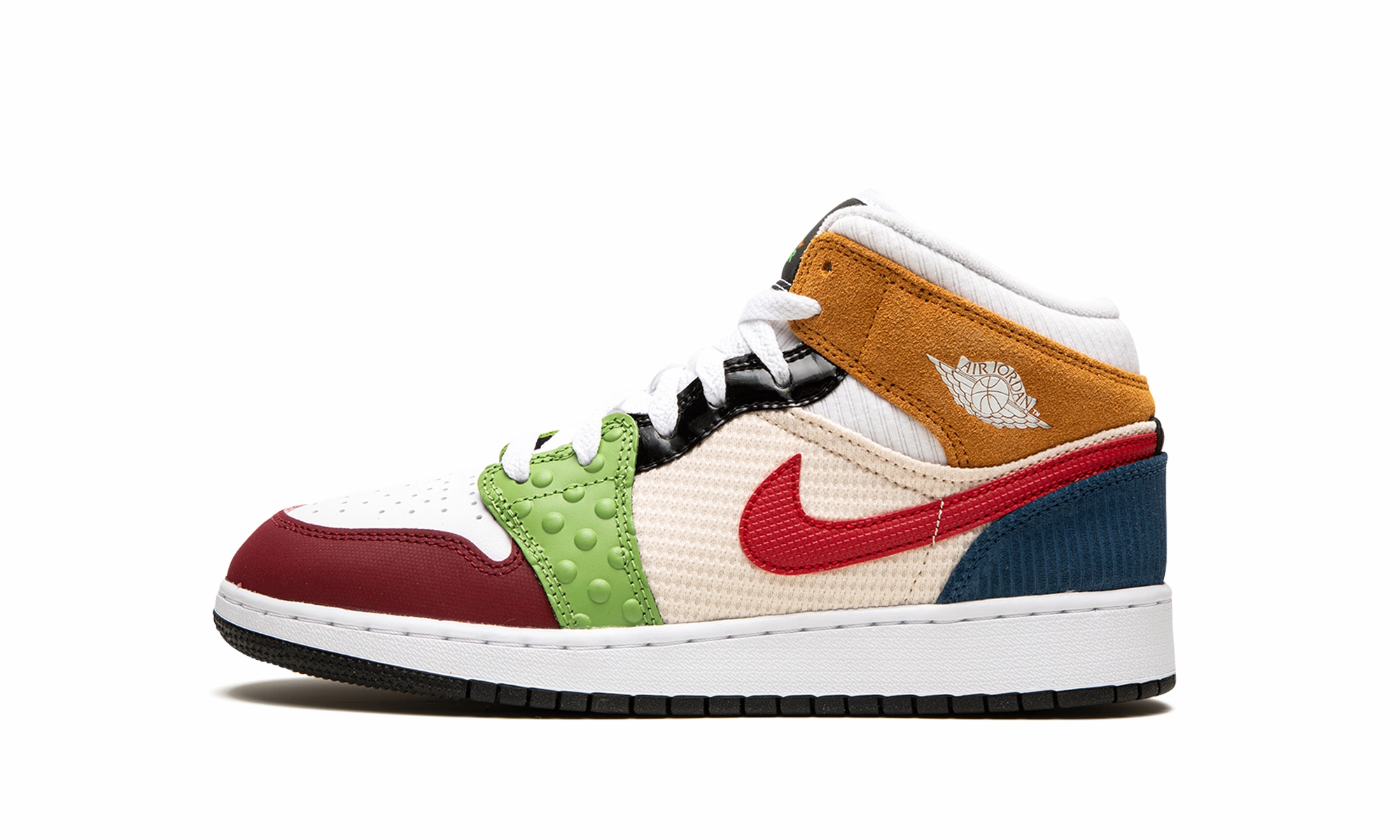 Simple Look All-Day Cushioning Air Jordan 1 Mid SE GS "Messy Room"