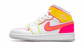 Air Jordan 1 Mid GS "Edge Glow" Summer Walks