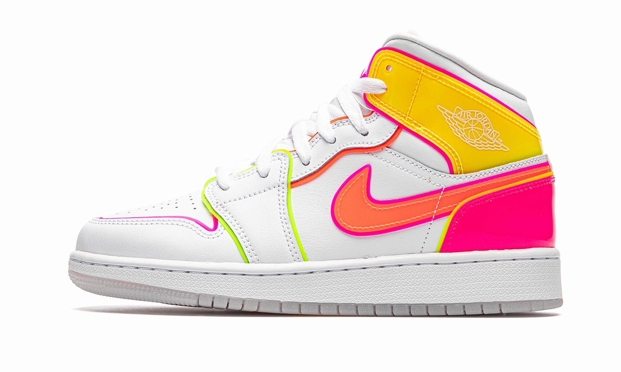 Air Jordan 1 Mid GS "Edge Glow" Summer Walks