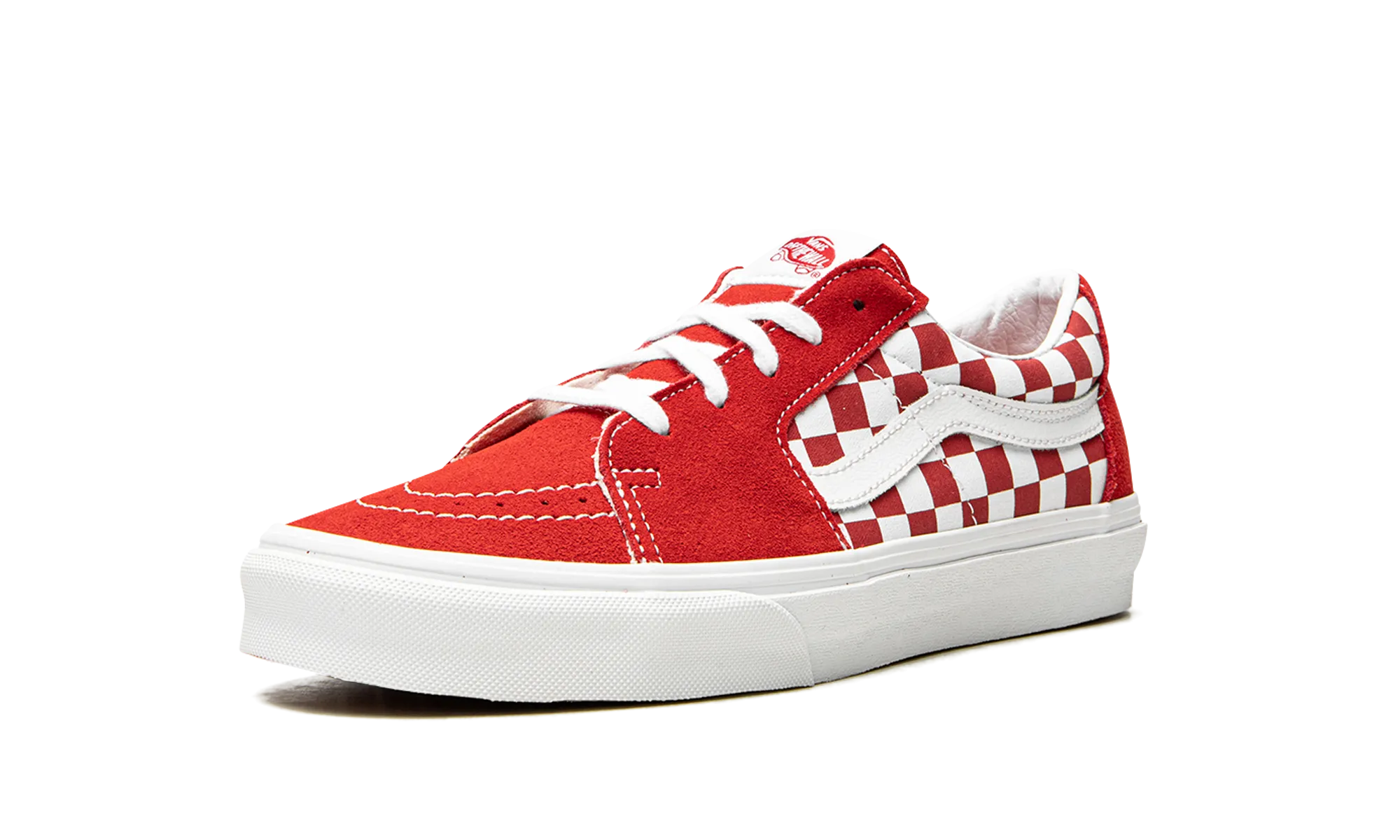 Outdoor Vibe Urban Sleek Sk8-Low "Red Checkerboard"