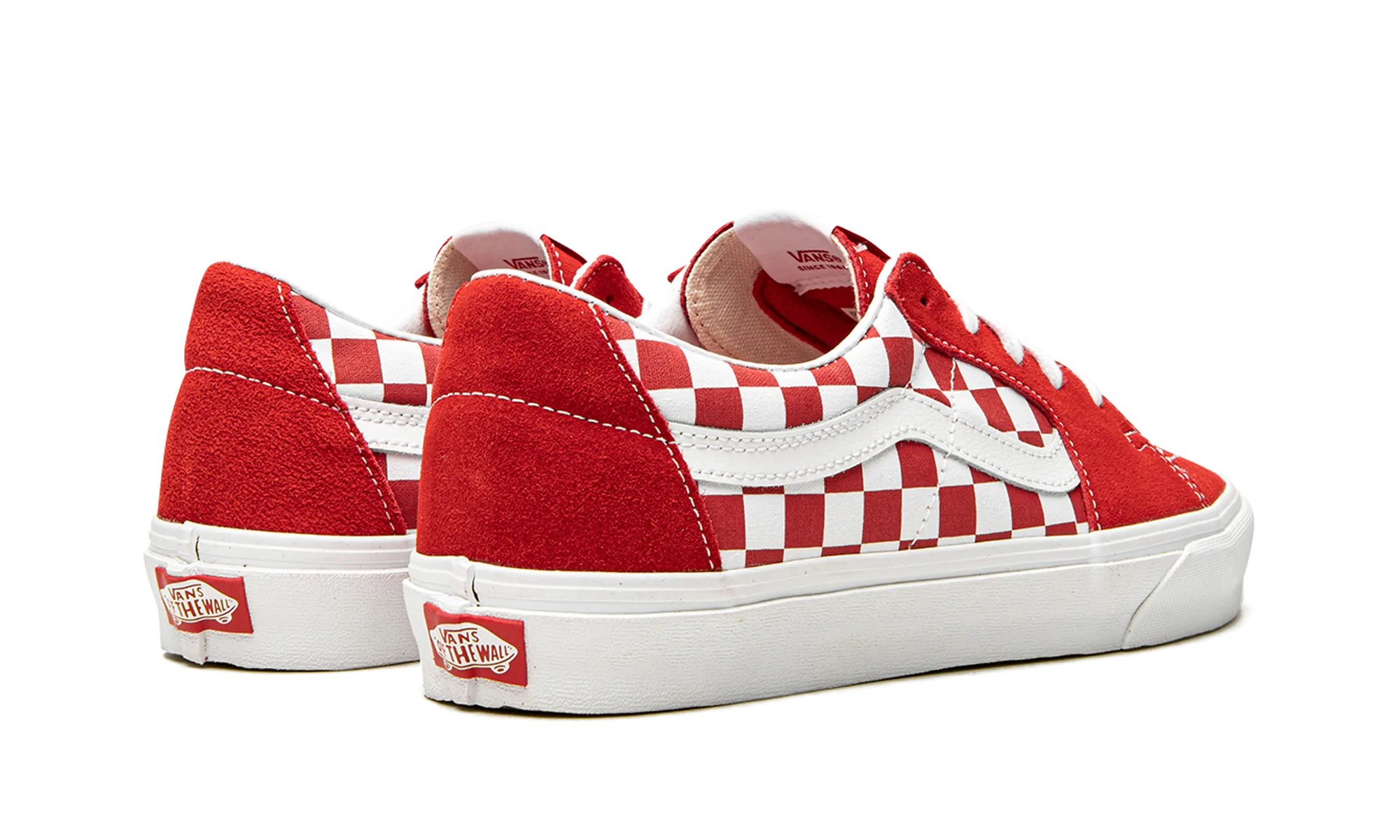 Steady Hike Relaxed Step Sk8-Low "Red Checkerboard"